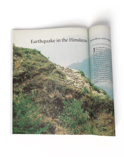 Earthquake in the Himalayas