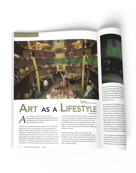 Art As A Lifestyle