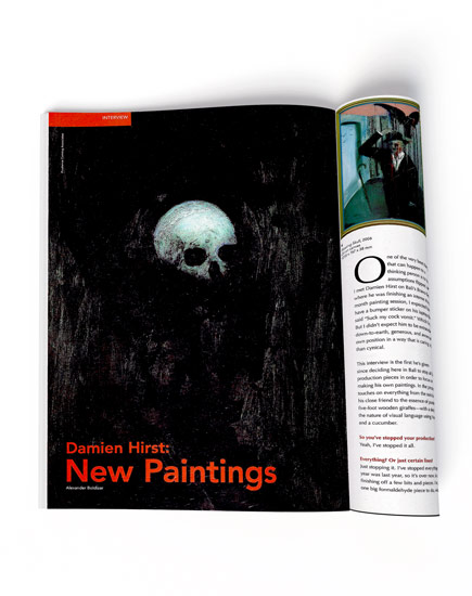 Damien Hirst: New Paintings (Interview)