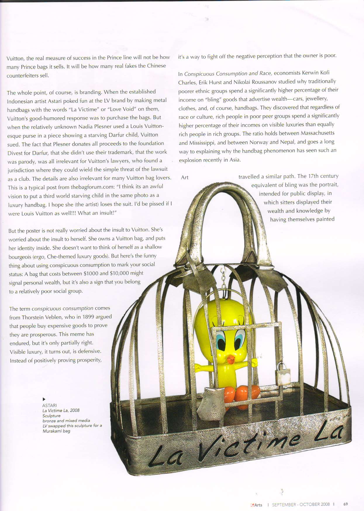 Bird in a cage – Handbags of the Apocalypse